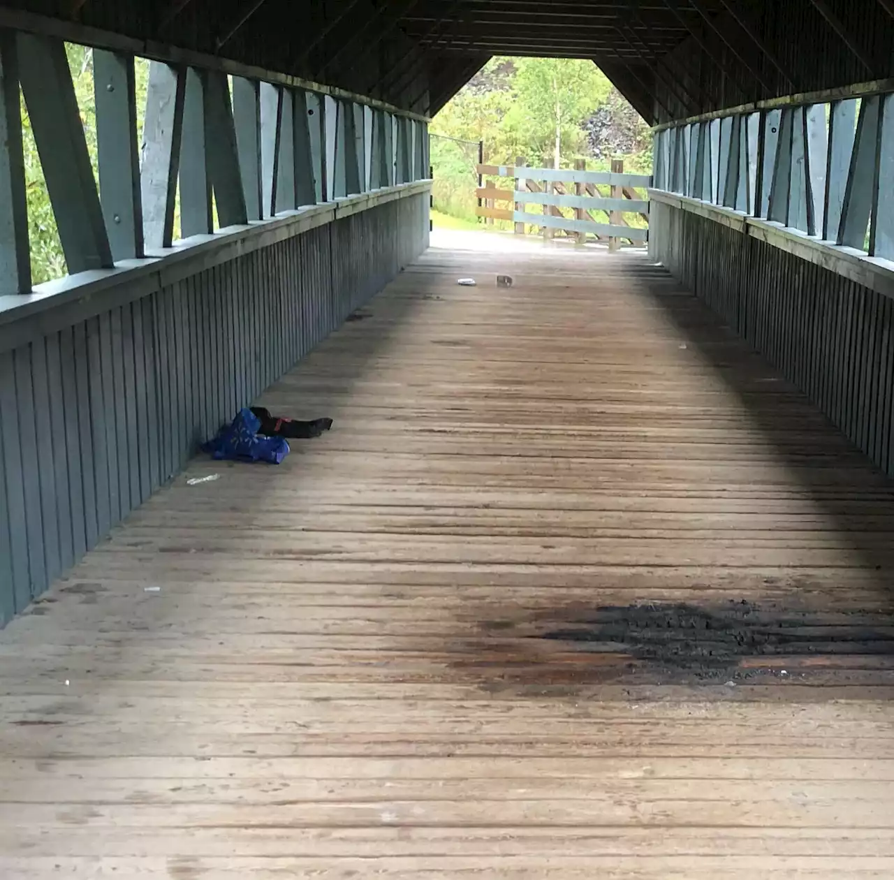 New Glasgow police investigating arson on Pioneer Trail Kinsmen Bridge