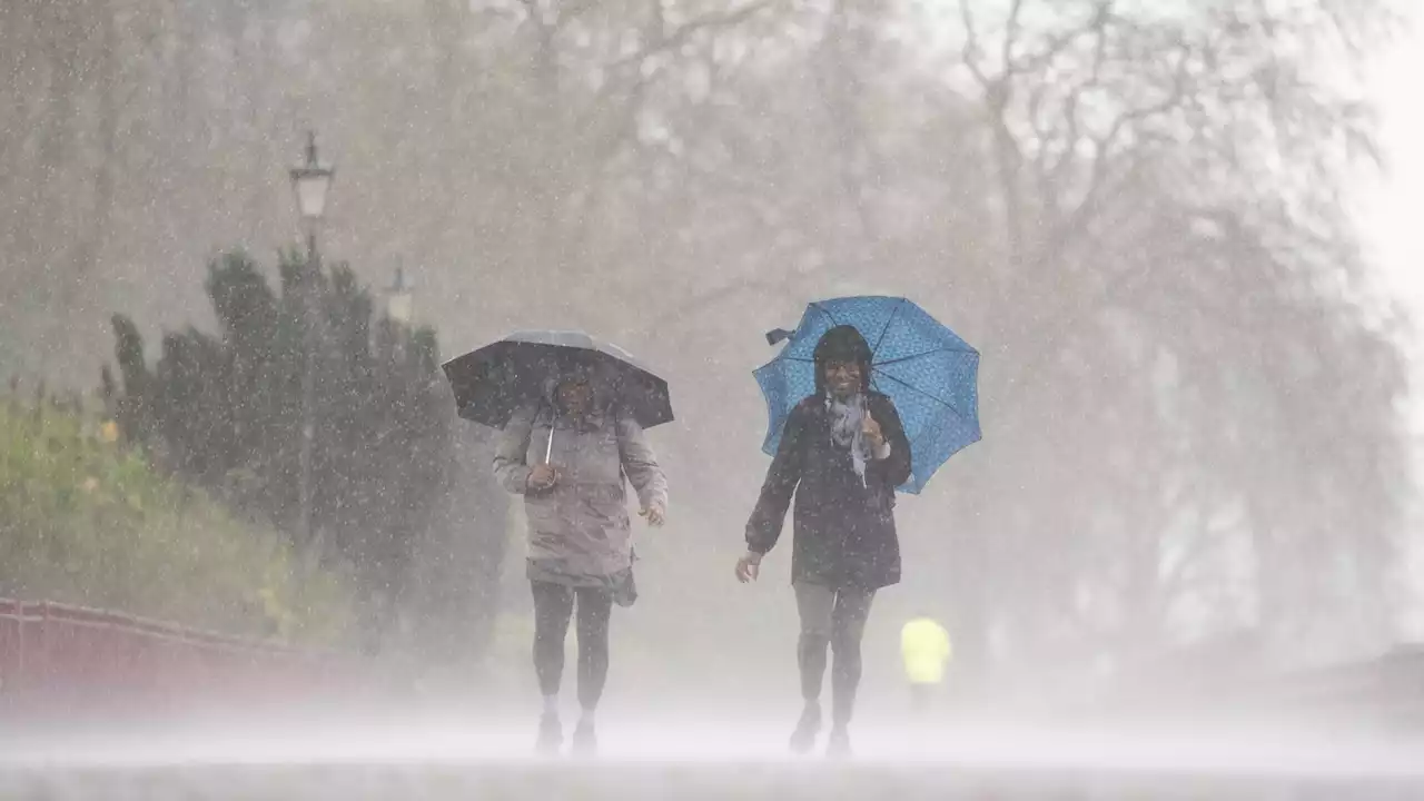 UK weather: Exeter Airport closed by flooding - as more than a month's worth of rain set to fall in a day