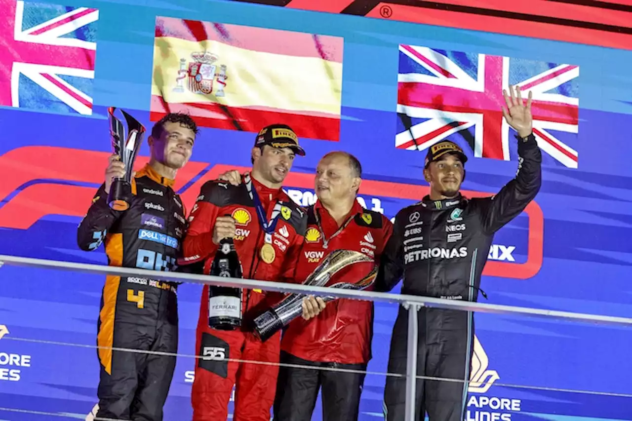 Singapur-Sieger Carlos Sainz: «Das war sauknapp!»