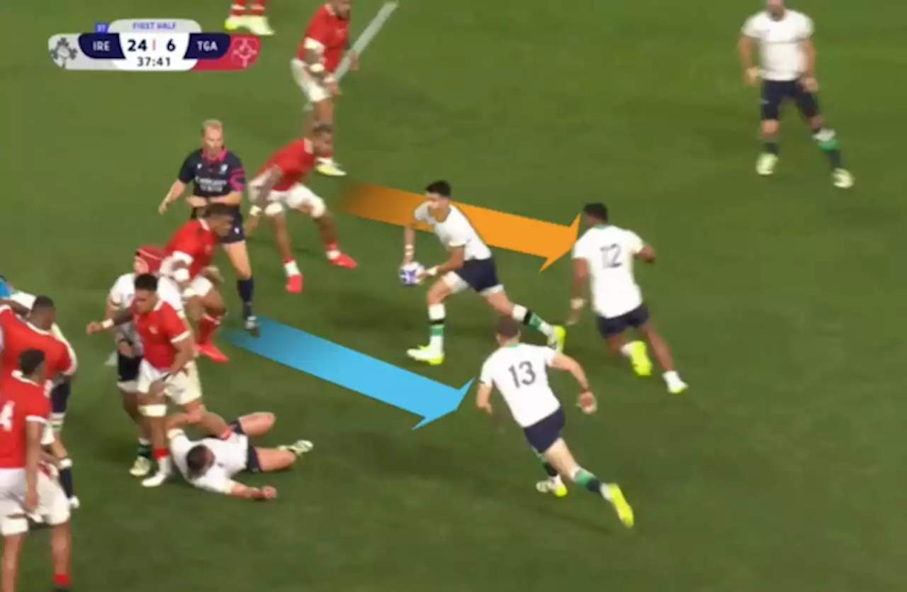 Ireland continue to layer up as clever power play creates Sexton try