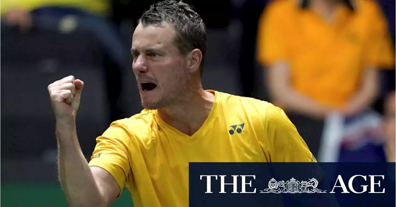 Lleyton Hewitt’s brilliant Aussies power into Davis Cup finals