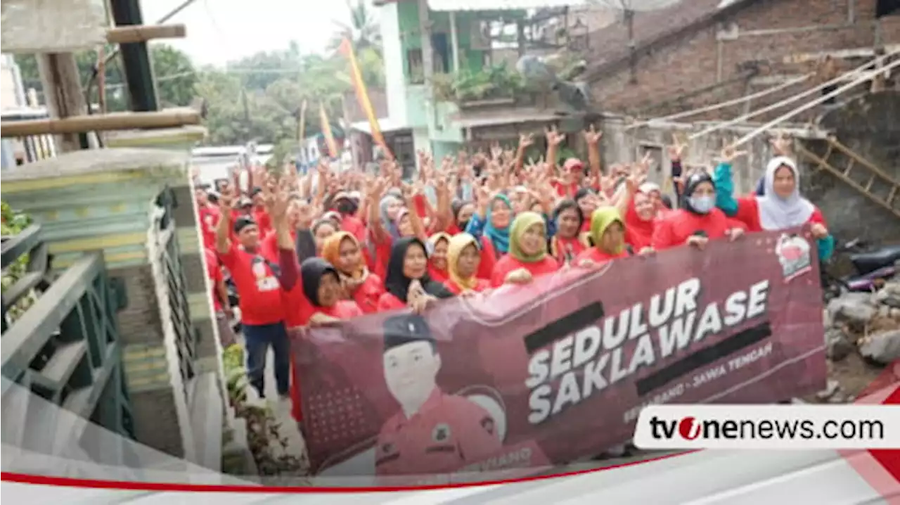 Relawan Sedulur Saklawase Sukseskan Gelaran Senam Sehat Bersama