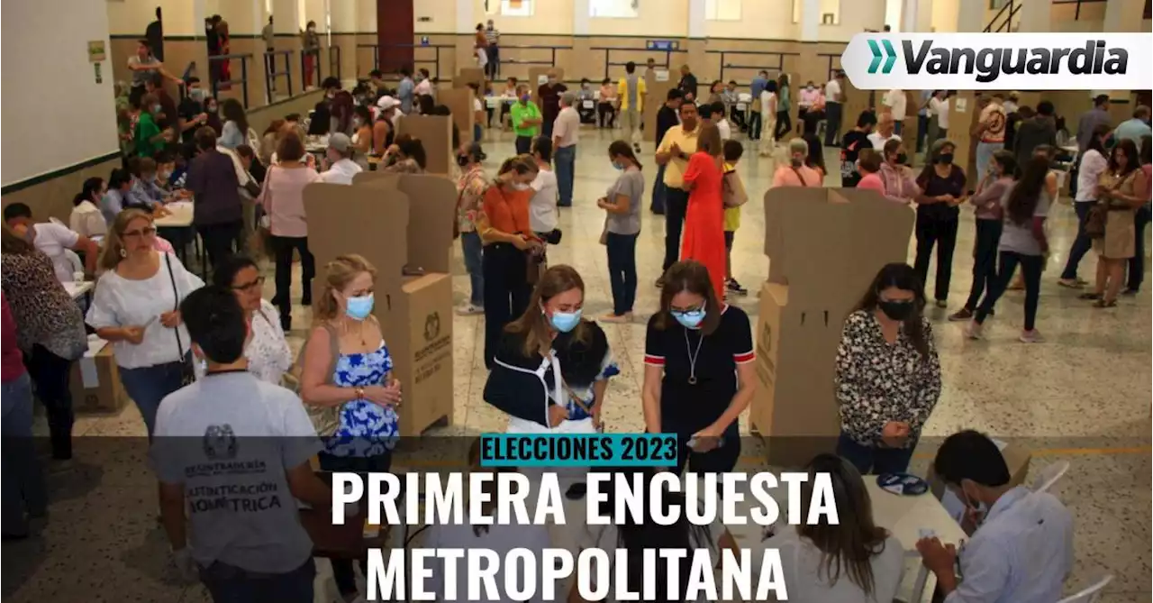 Así está la intención de voto a las cuatro alcaldías del área metropolitana de Bucaramanga