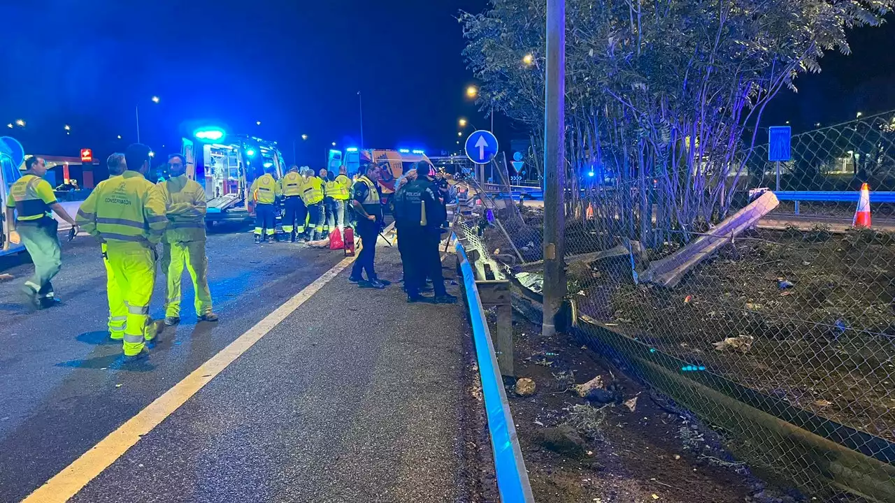 En estado muy grave un hombre después de salir despedido de su coche en Madrid