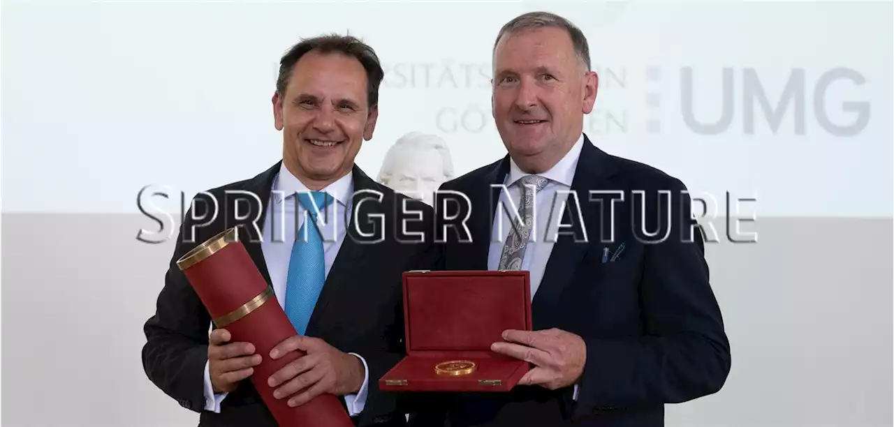 Markus Büchler mit Jacob-Henle-Medaille ausgezeichnet