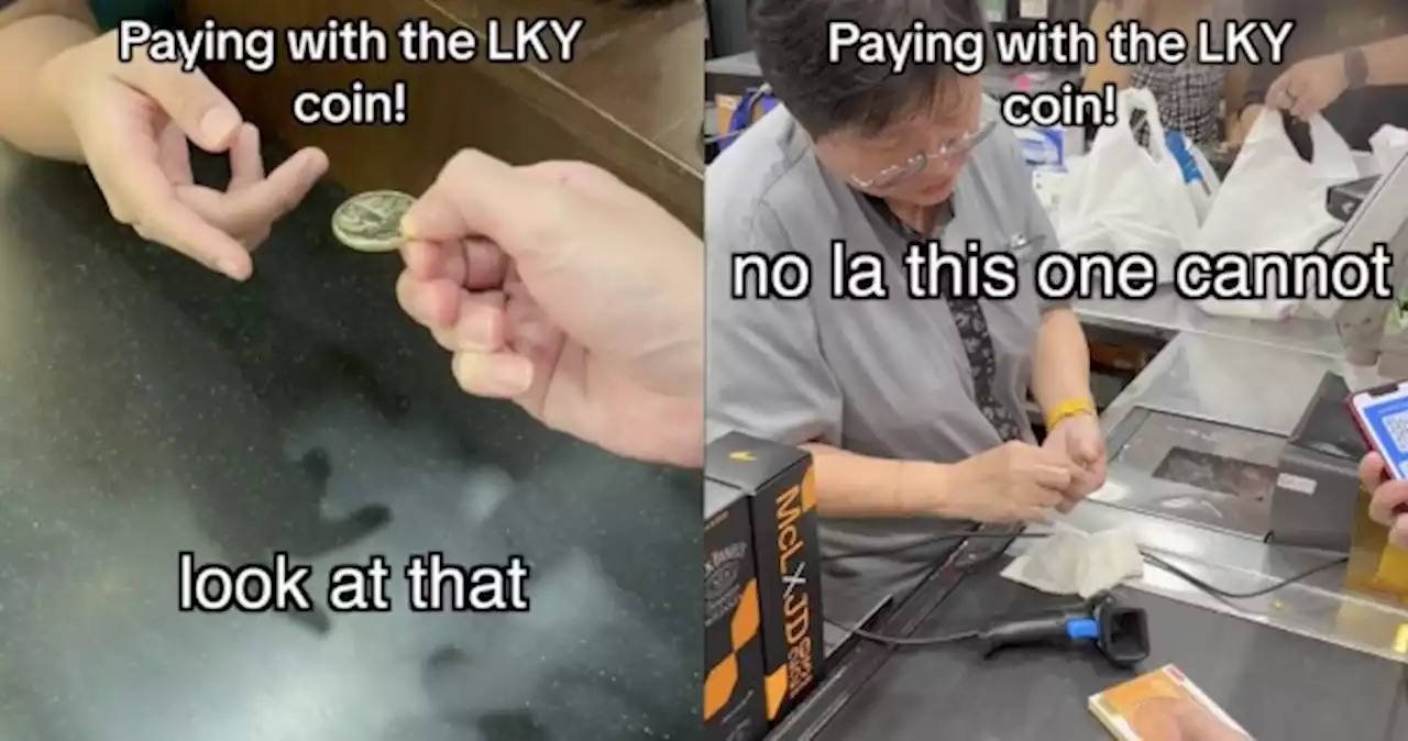 'What coin is this?' Man tries paying with $10 Lee Kuan Yew coin, puzzling cashiers