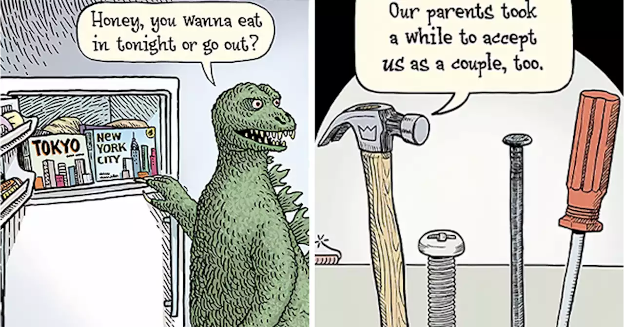 152 Silly And Funny Single-Panel Comics Portraying Unexpectedly Absurd Situations Called ‘Bizarro’ (New Pics)