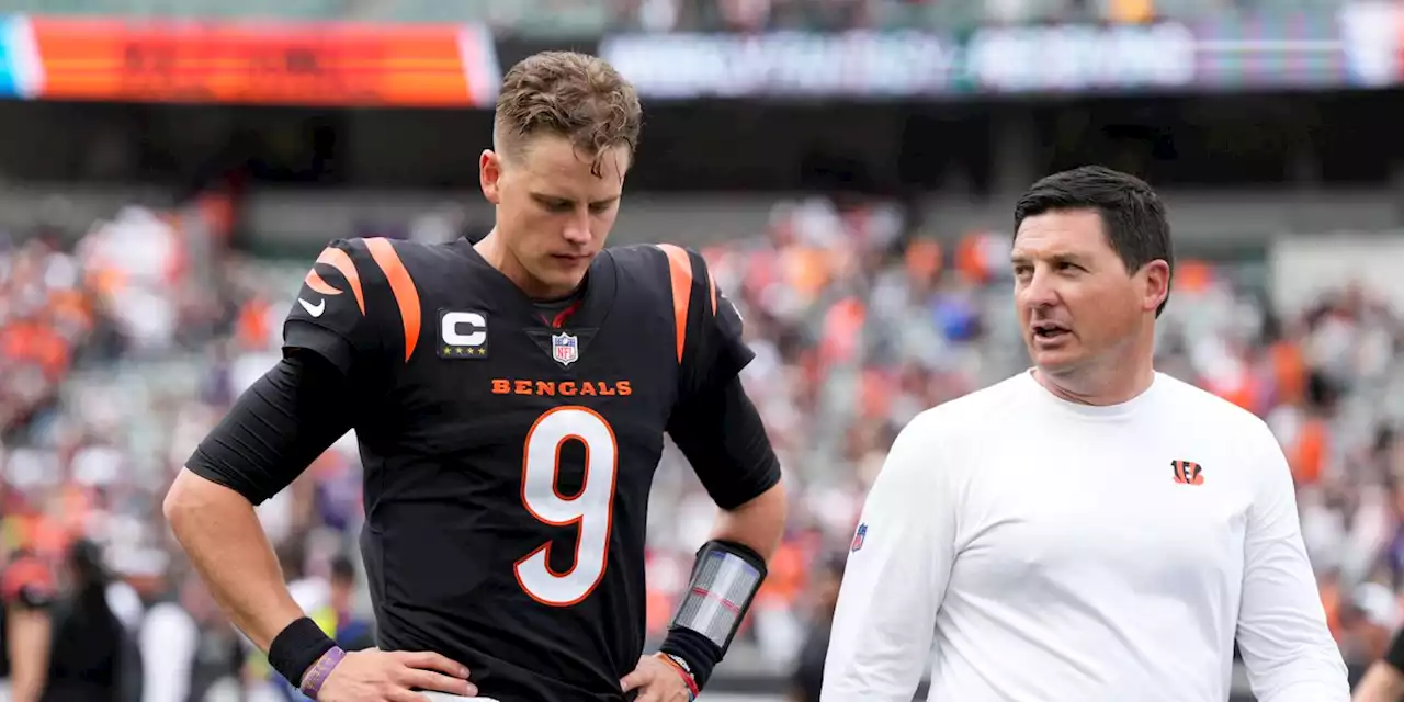 Joe Burrow’s calf is sore again, an ominous sign for the 0-2 Bengals