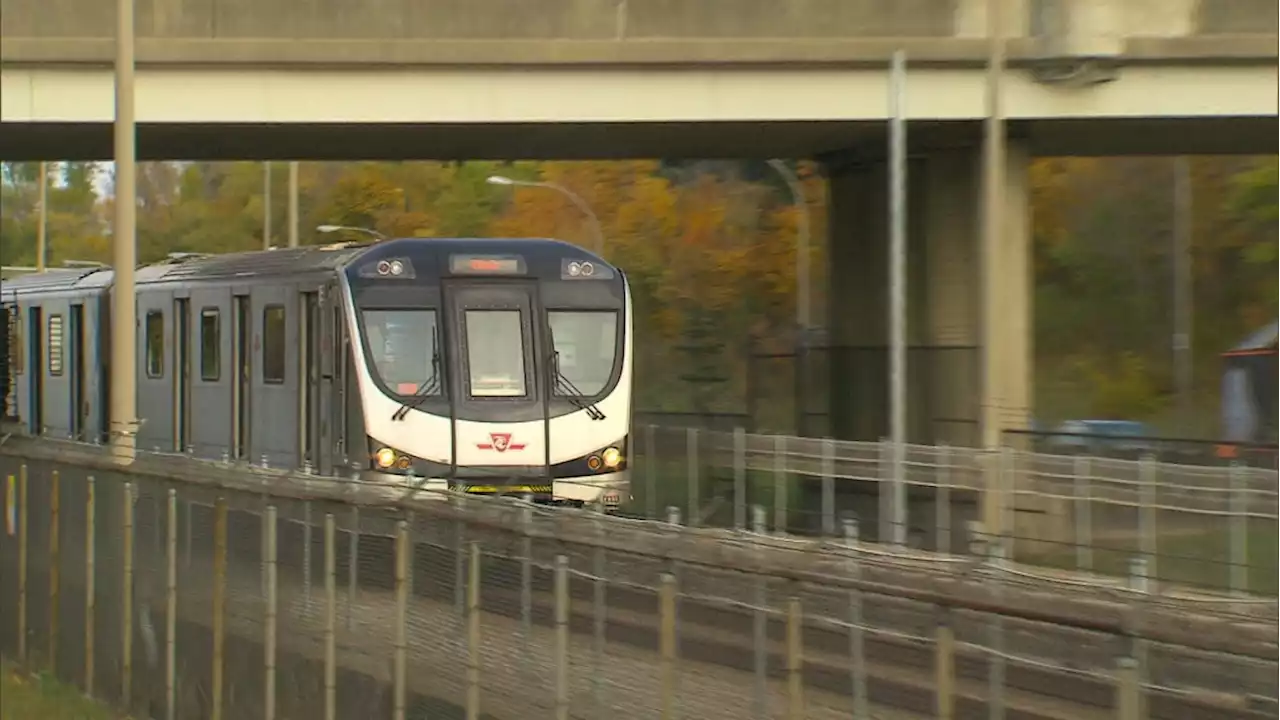 Hood of car flies onto TTC tracks delaying subway service