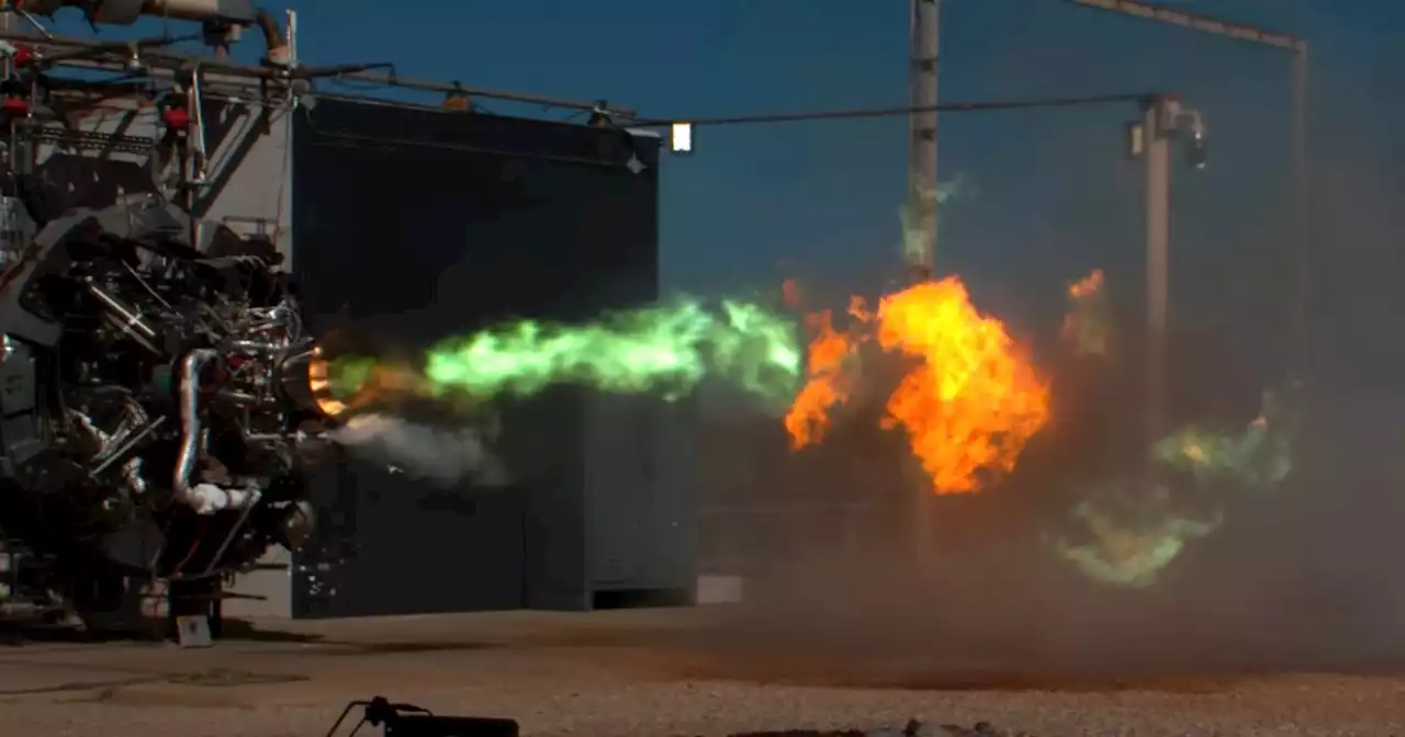 Watch this incredible slow-motion footage of a rocket test