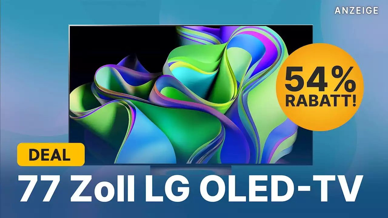 LG OLED Sale bei Amazon: 77 Zoll 4K-TV mit 120Hz und HDMI 2.1 zum halben Preis sichern