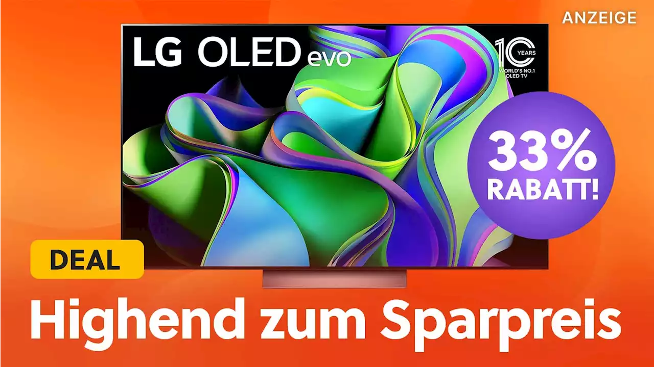 Highend-4K-TV mit 33% Rabatt: LG OLED C3 mit 120Hz und HDMI 2.1 jetzt zum Spitzenpreis bei Amazon sichern