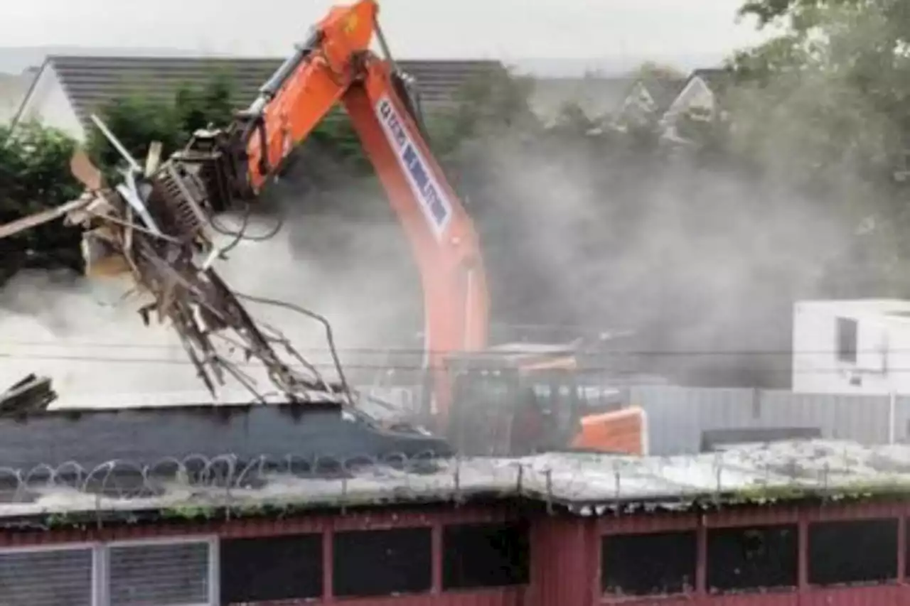 Demolition of former community centre underway after blaze