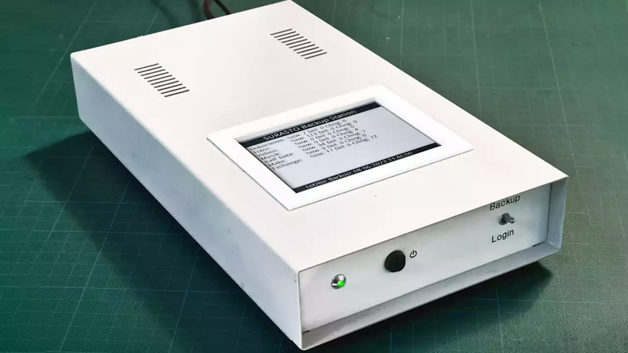 Raspi-Projekt: Datensicherung per Backup-Station mit ePaper-Display basteln