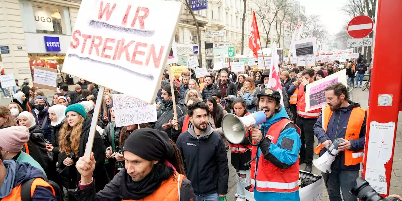 Freizeitpädagogen protestieren am Mittwoch in Wien