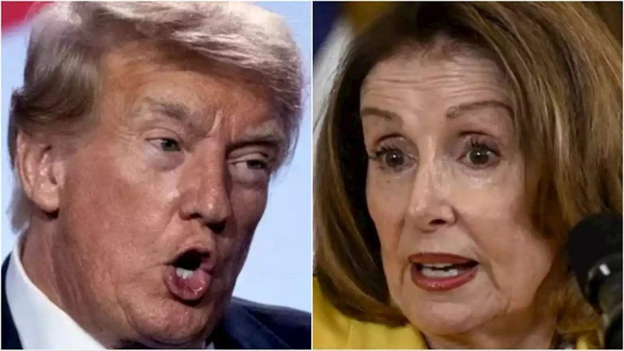 Donald Trump Blames Nancy Pelosi For Jan 6 Insurrection