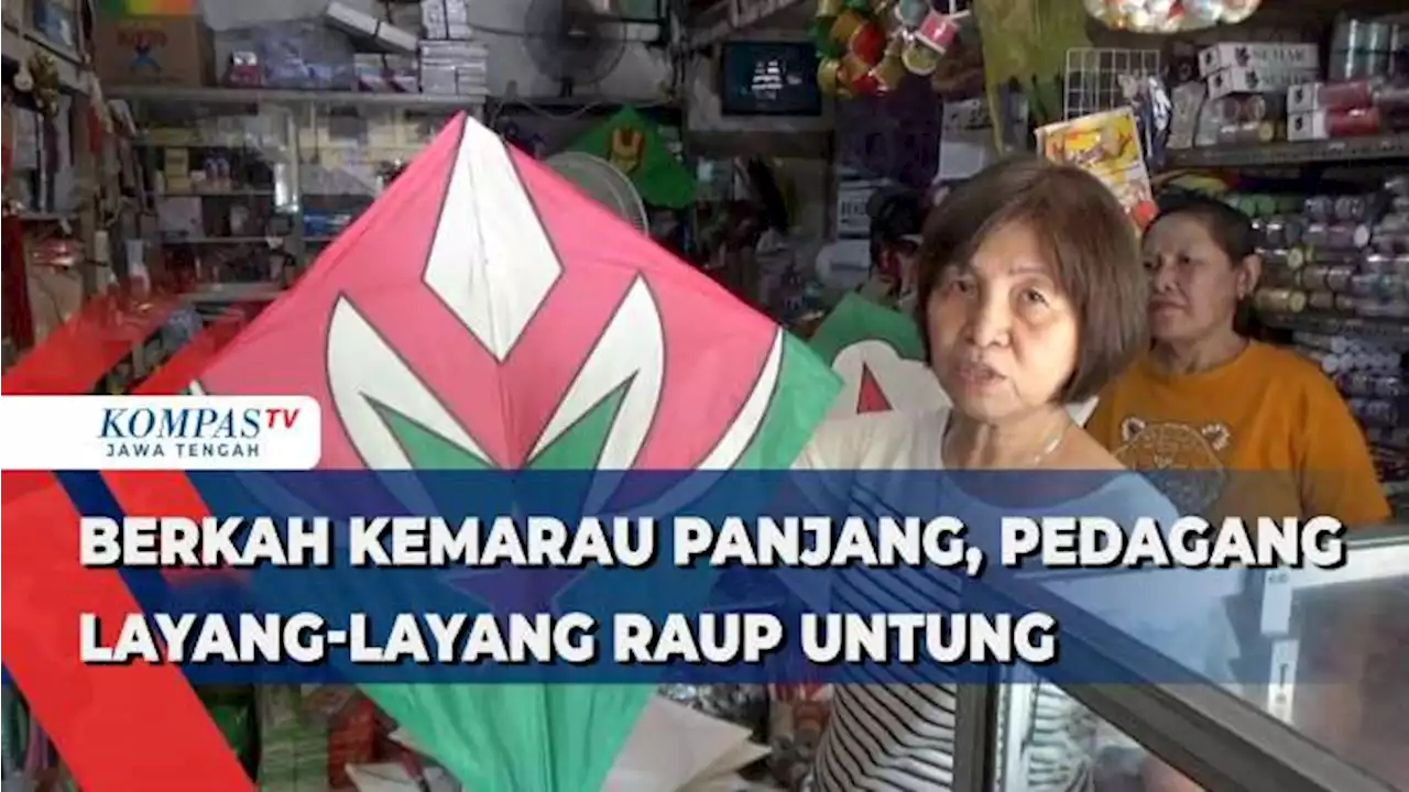 Berkah Kemarau Panjang, Pedagang Layang-layang Raup Untung