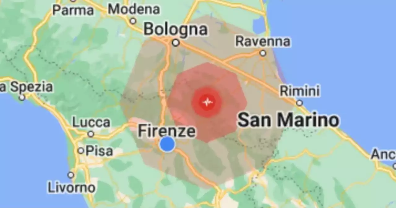 Firenze, terremoto di magnitudo 4.8: gente in strada e scuole chiuse