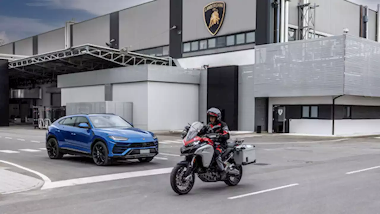 Lamborghini, Ducati test motorbike-to-car sensor technology in support of road safety