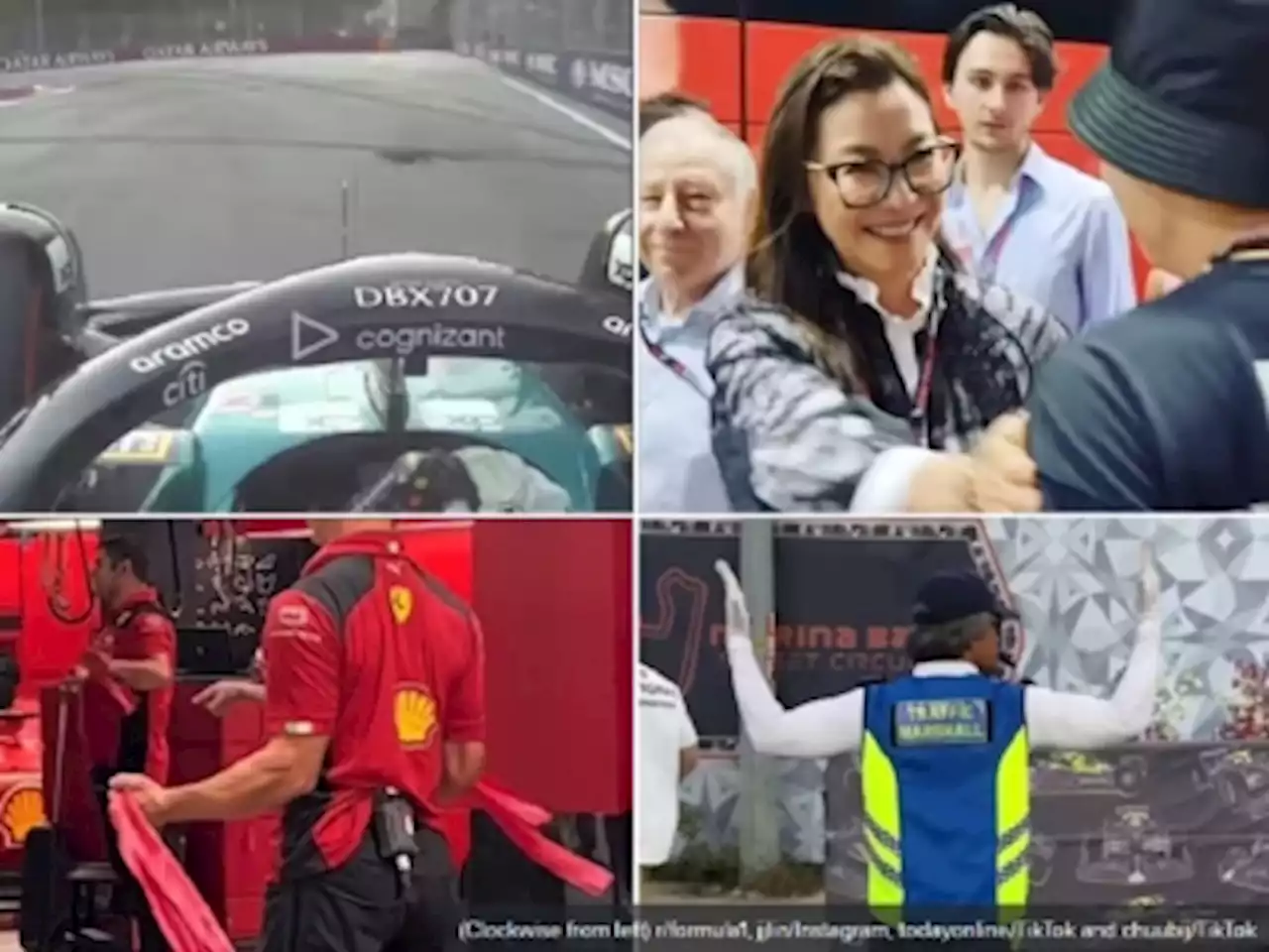 Singapore F1 weekend highlights: Dancing traffic marshall, Michelle Yeoh and other celebs spotted, treat for migrant workers and possible roadkill (VIDEO)