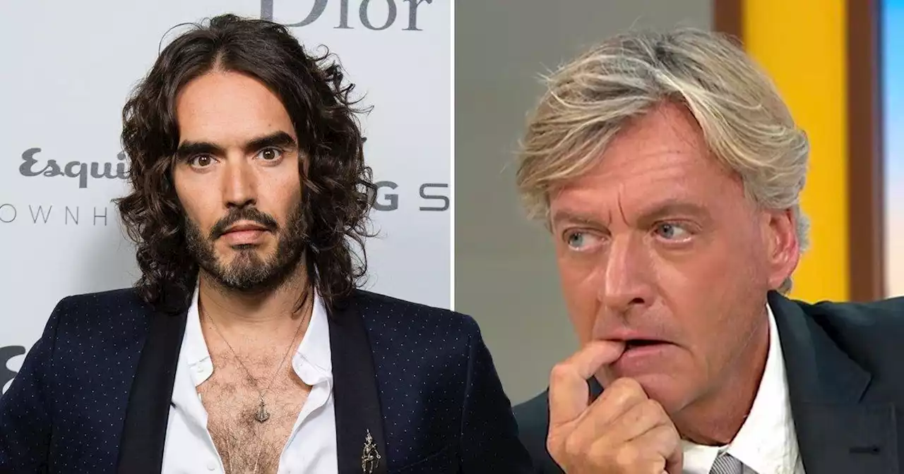 Richard Madeley shocked to discover he appears in Russell Brand documentary