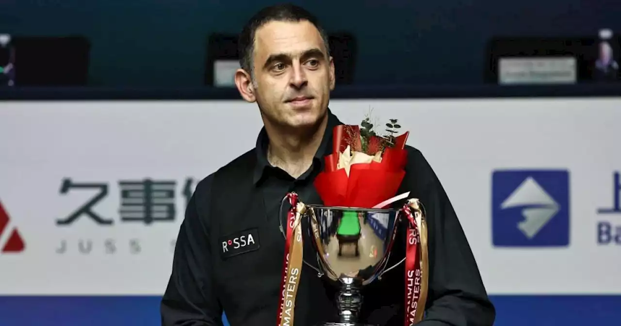 Ronnie O'Sullivan says he's 'preparing for death' after Shanghai Masters triumph