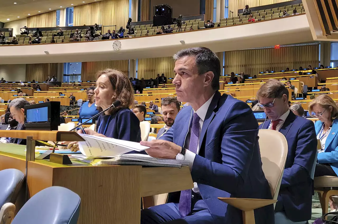 Sánchez reivindica en la ONU el 'robusto' escudo social de su Gobierno de coalición