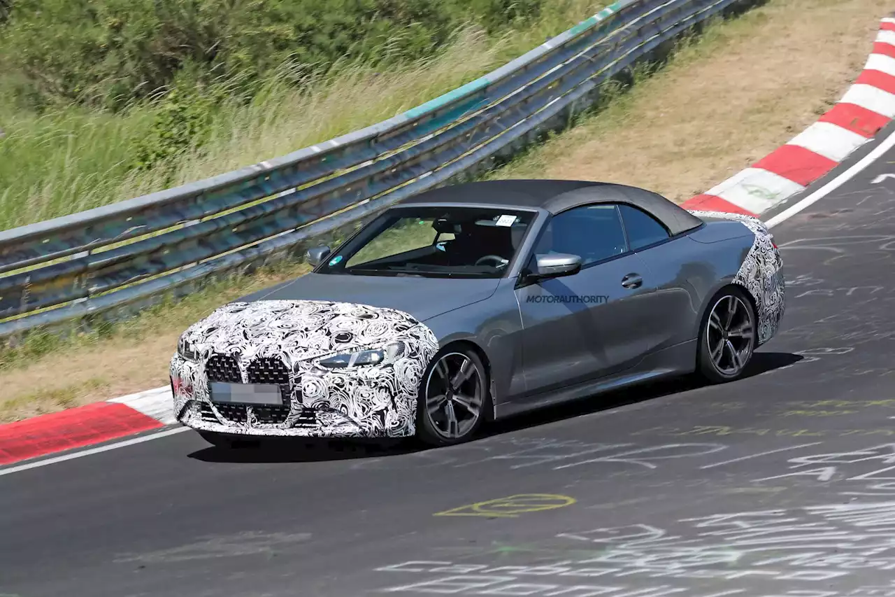 2025 BMW 4-Series Convertible spied with updates