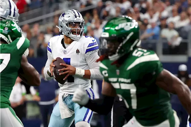 Prescott has 2 TDs, Wilson 3 picks in 1st start after Rodgers injury as  Cowboys beat Jets 30-10 – NewsNation