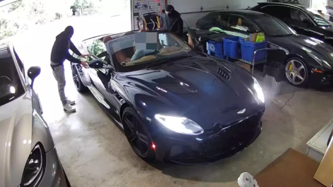 Video shows brazen carjacking as thieves steal Aston Martin from Conn. home