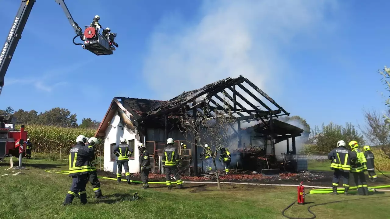 Dachstuhlbrand forderte Großeinsatz