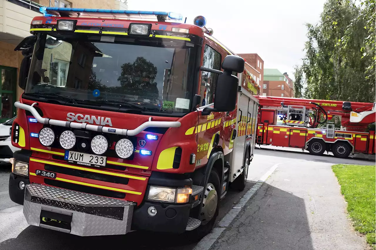 Larm om brand på förskola