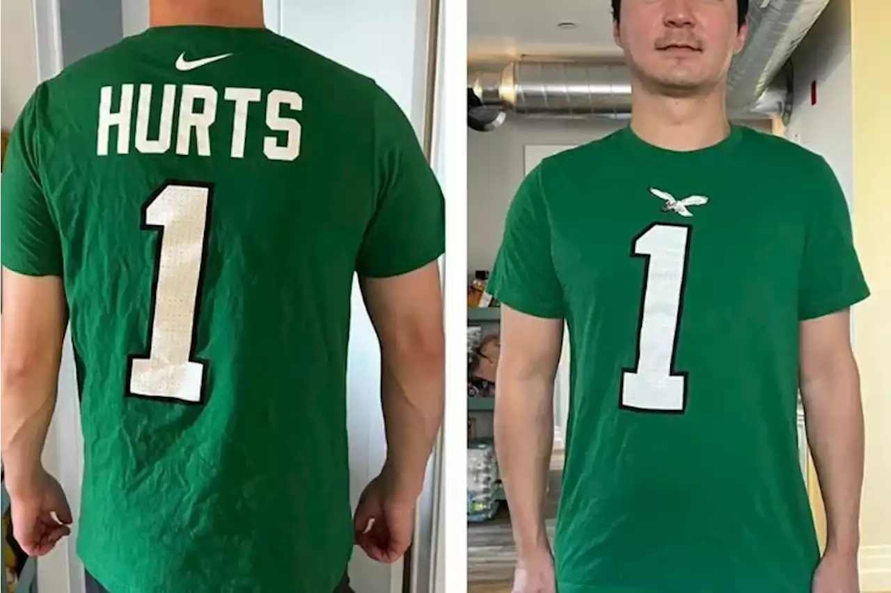 Eagles fans are on dunking on Fanatics for crooked kelly green merch