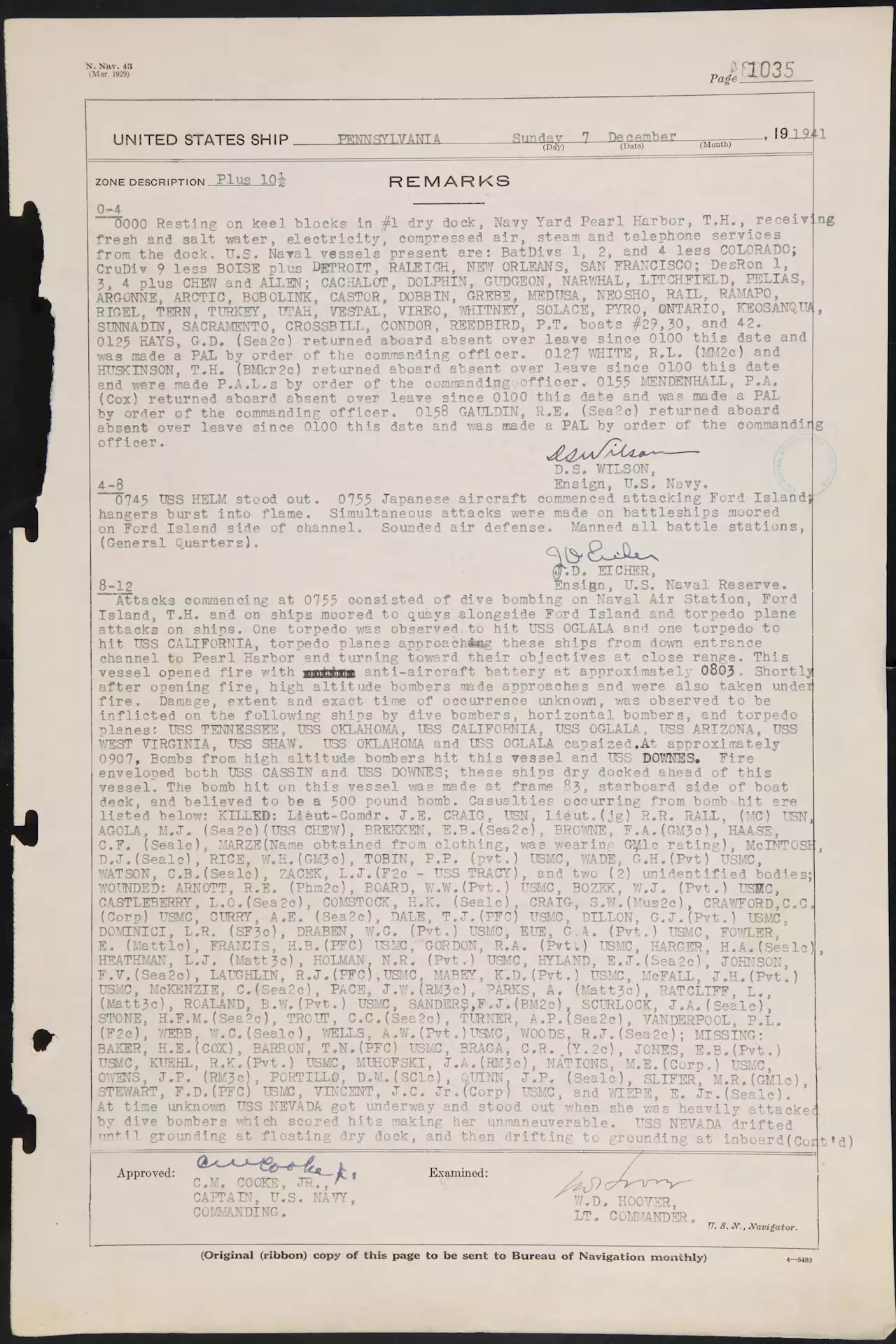 Weather observations from bombed battleships' logbooks help scientists understand climate change