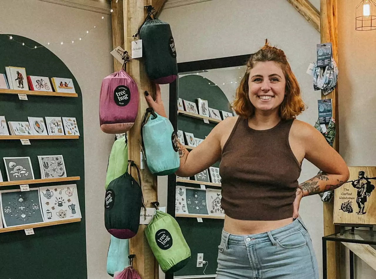 Riverview, N.B. woman highlighting Maritime-made products at new camping, hiking and outdoor store