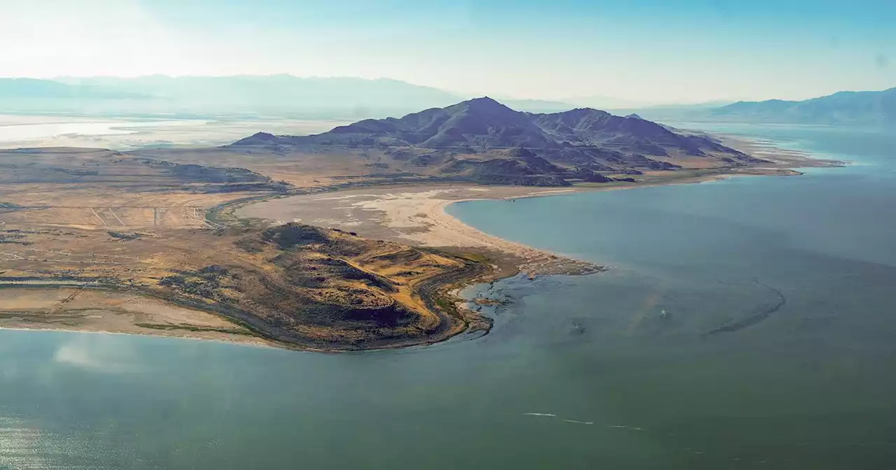 A year after Great Salt Lake’s record low, half the lake is left for dead