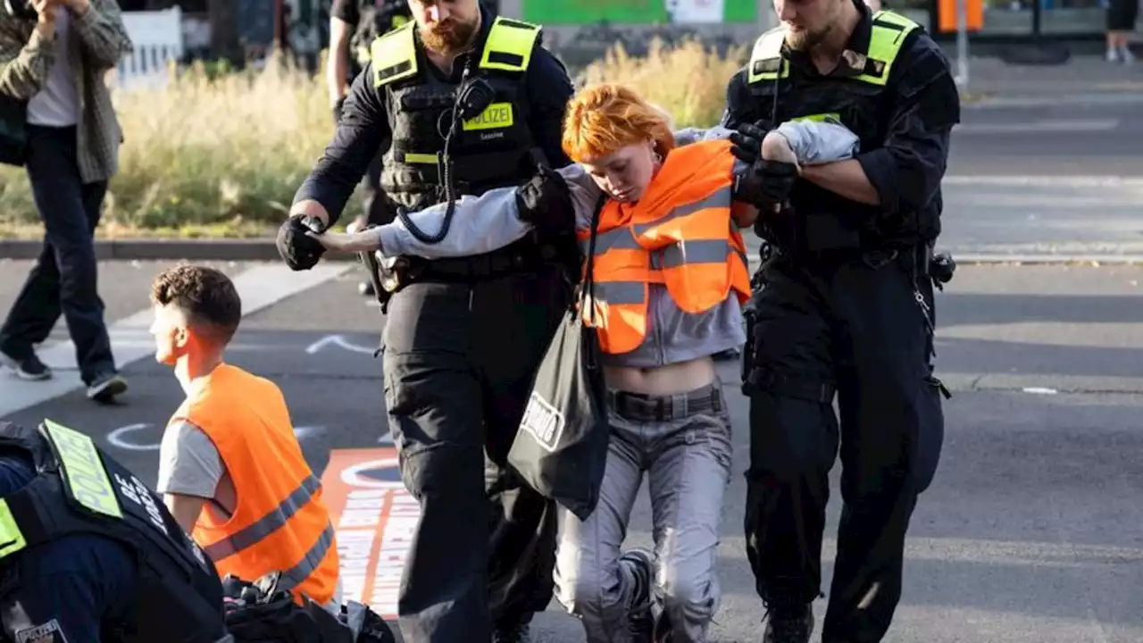 Letzte Generation: Straßenblockaden weitgehend aufgelöst