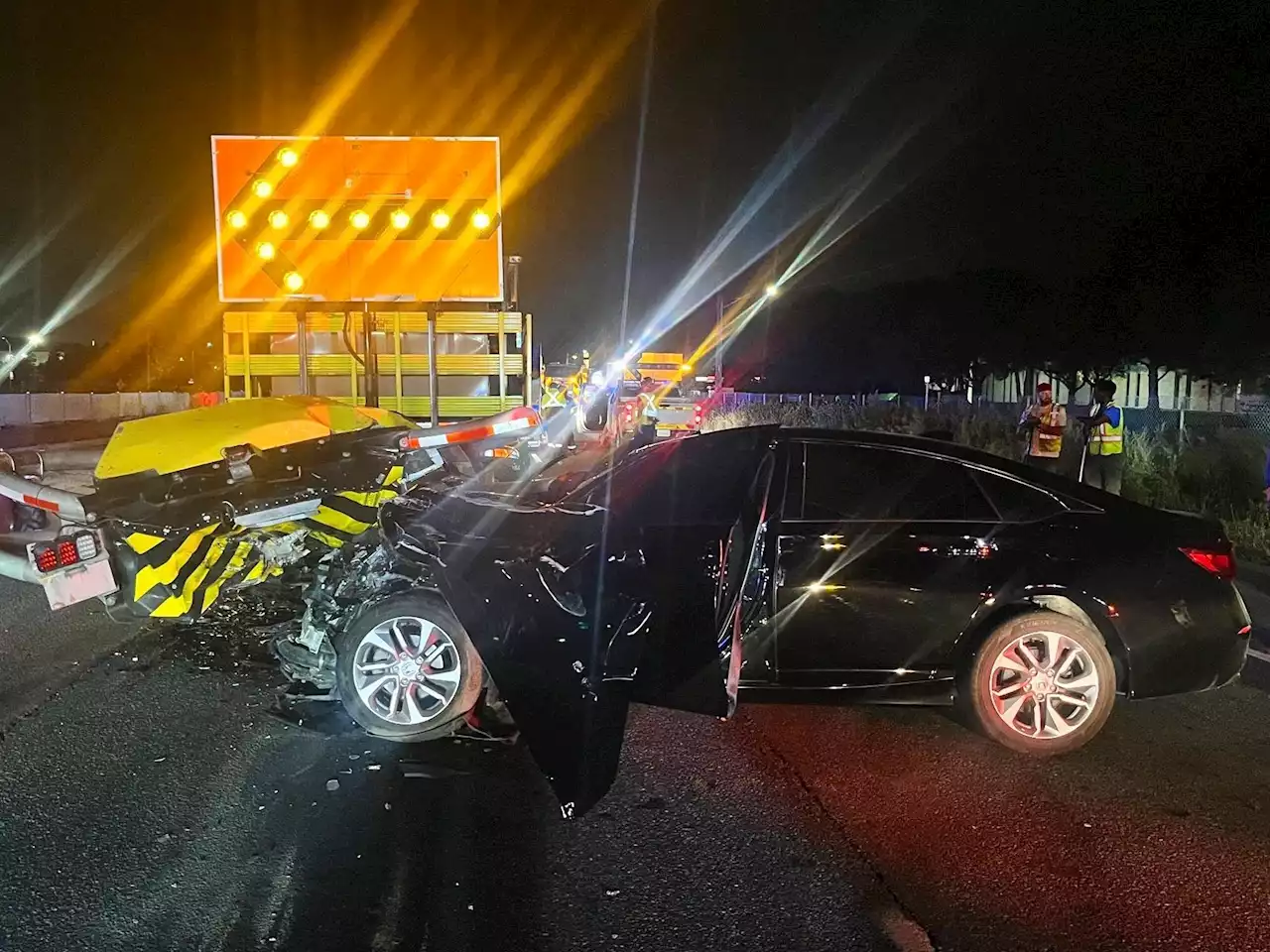 Motorist charged with impaired, dangerous driving after QEW crash