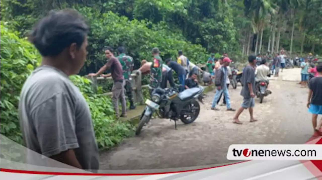 Mini Bus Terjun ke Jurang Aliran Sungai, Pasangan Suami Istri Lansia Tewas dan Hanyut