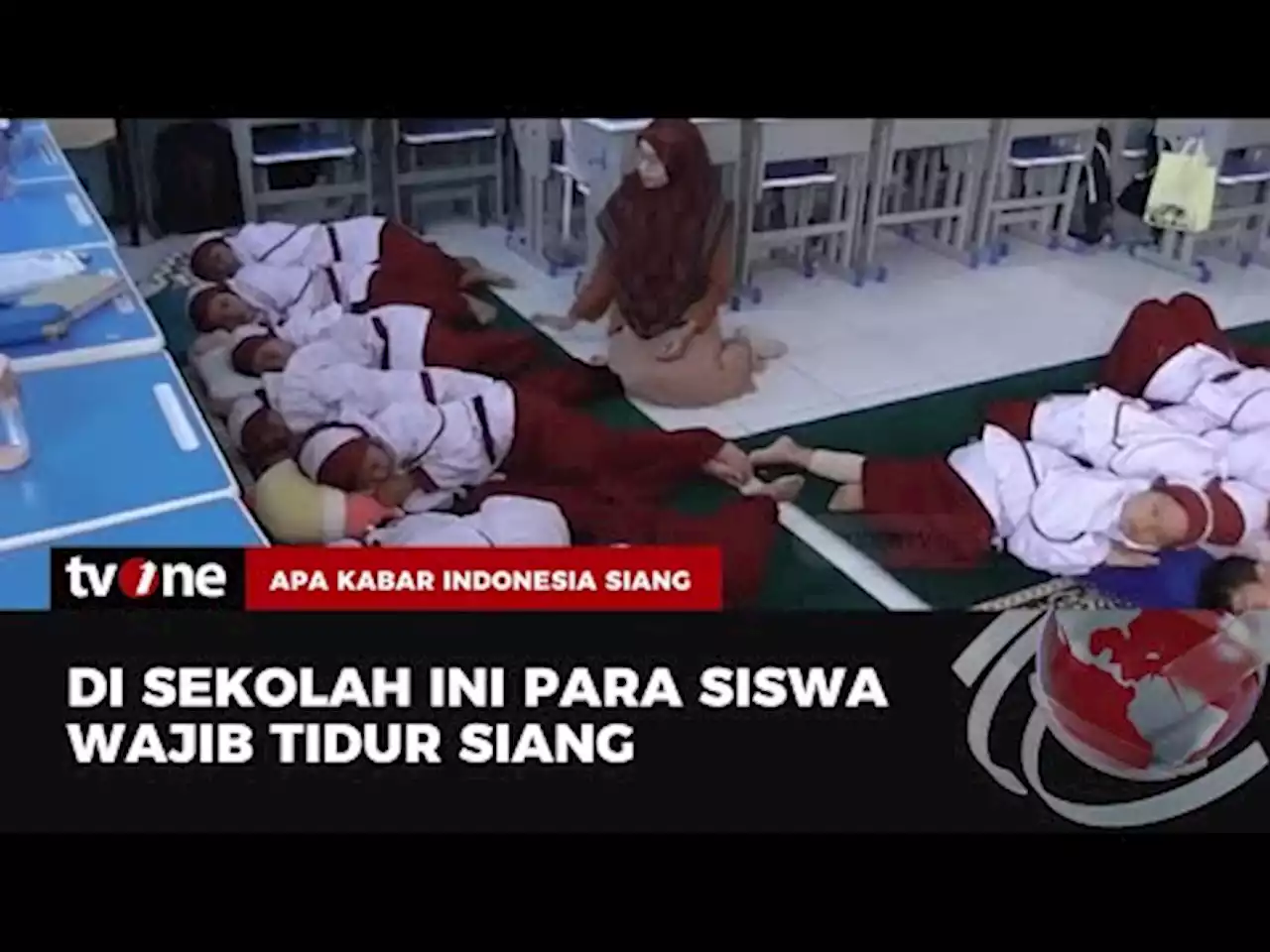 Upaya Tingkatkan Konsentrasi Siswa, Sekolah di Sidoarjo Adakan Kegiatan Tidur Siang