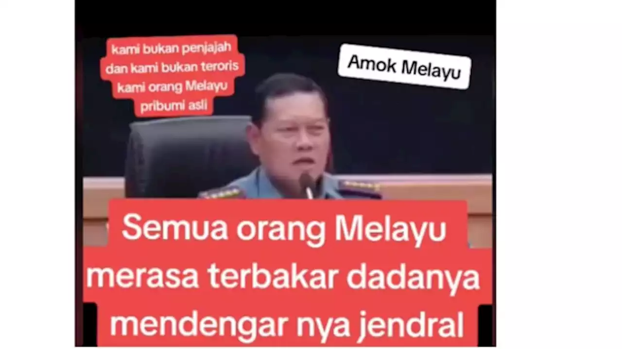 Viral Pernyataan Panglima TNI Soal Piting Rakyat, Netizen: Orang Melayu Terbakar Dadanya