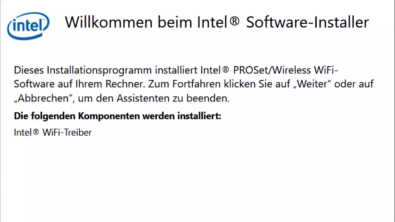 Intel PROSet/Wireless Software Download