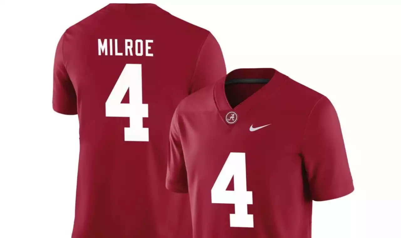 Alabama’s Jalen Milroe named starting QB; Get his jersey