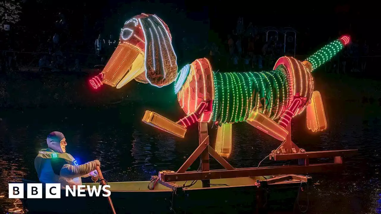 Matlock Bath Illuminations: Toy Story's Slinky is top dog