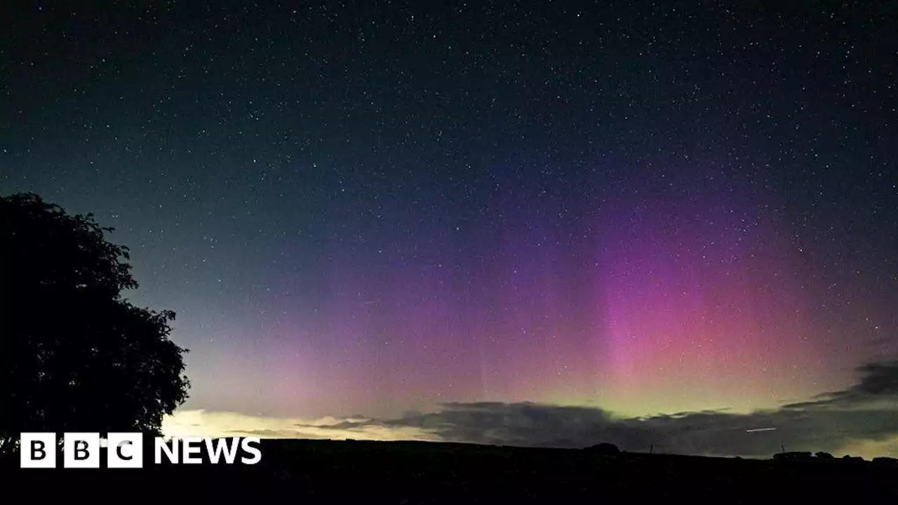 Northern Lights spotted over East Midlands