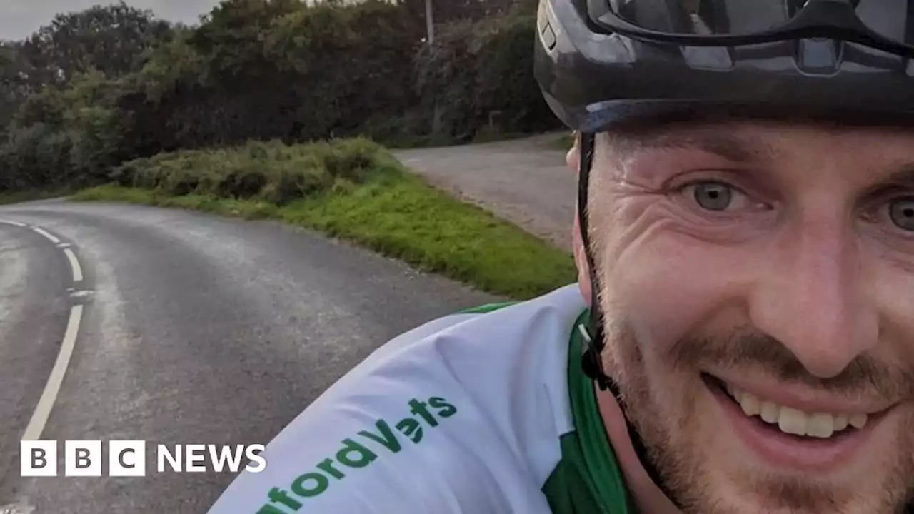 Somerset vet completes 'overwhelming' 400-mile cycle ride