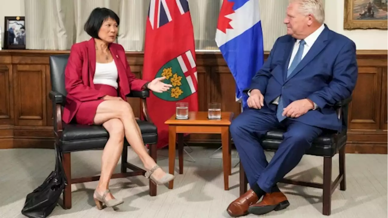 Ford, Chow agree 'new deal' is needed to help tackle Toronto's massive deficit