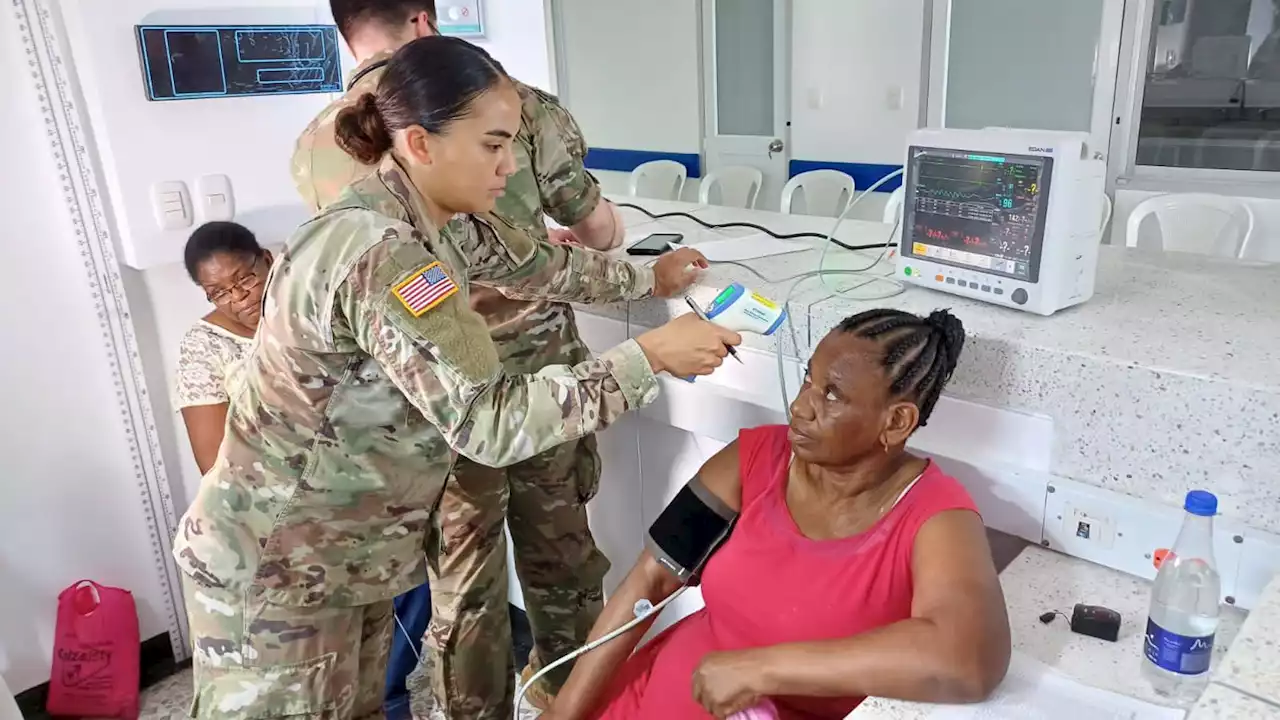 Fuerzas Militares de Colombia y Estados Unidos brindan atención médica en Buenaventura