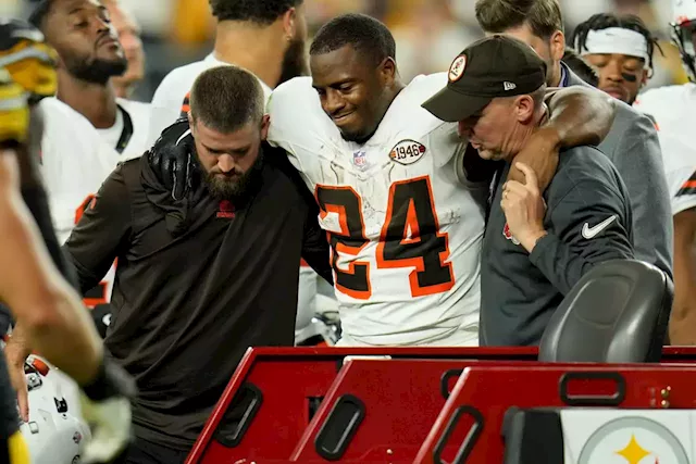 Nick Chubb suffers another severe knee injury, likely ending the Browns  star running back's season – KXAN Austin