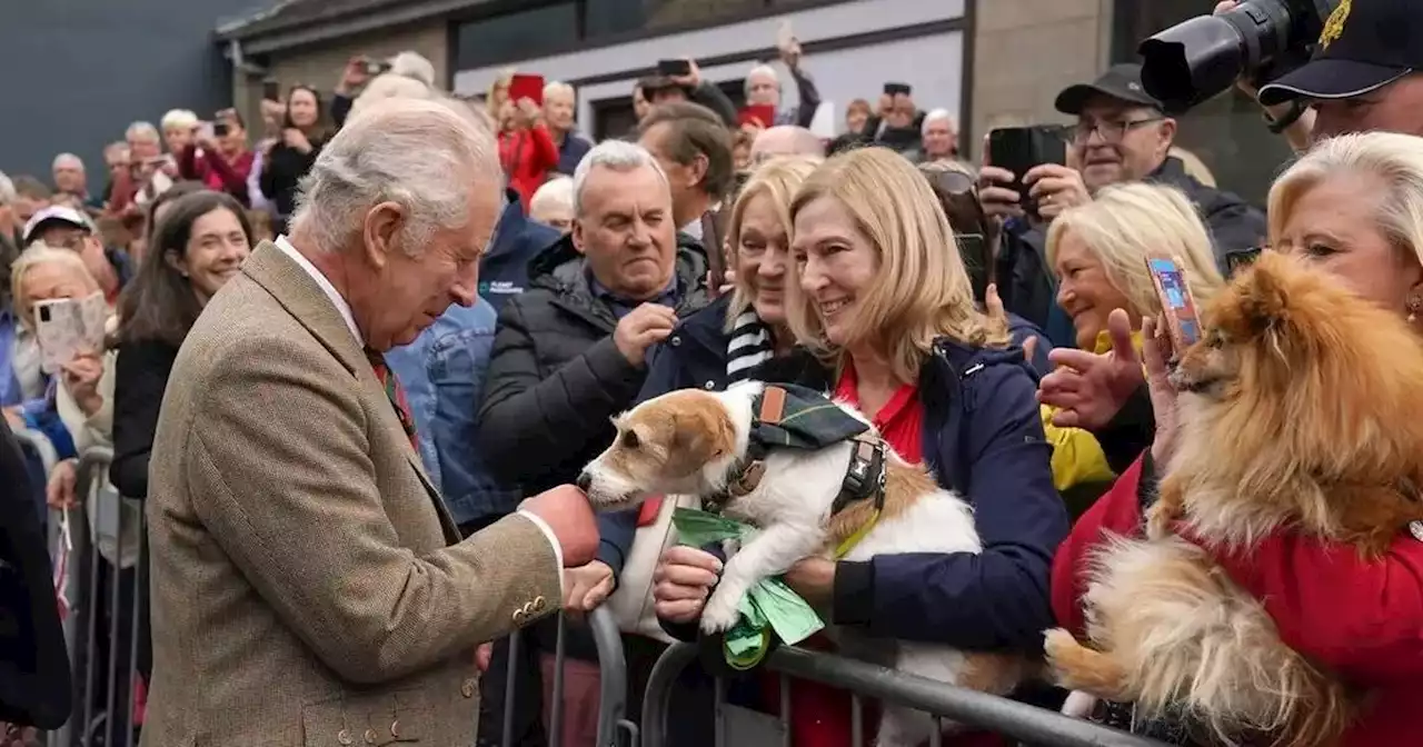 King Charles III visits Kinross-shire town's busy day centre